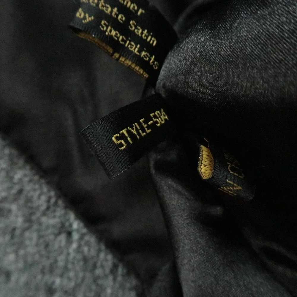 Scully Vest Mens Large Black Suede Leather Lined Western V Neck Snap